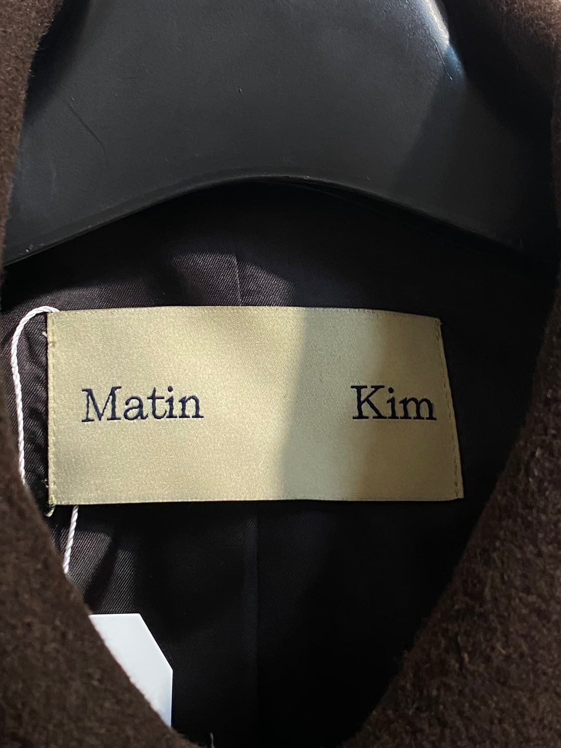 마뗑킴 울 블렌드 싱글 코트 상품이미지4