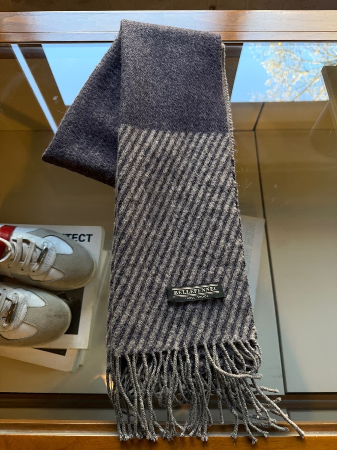 BELLEFENEC 램스울 머플러 상품이미지1