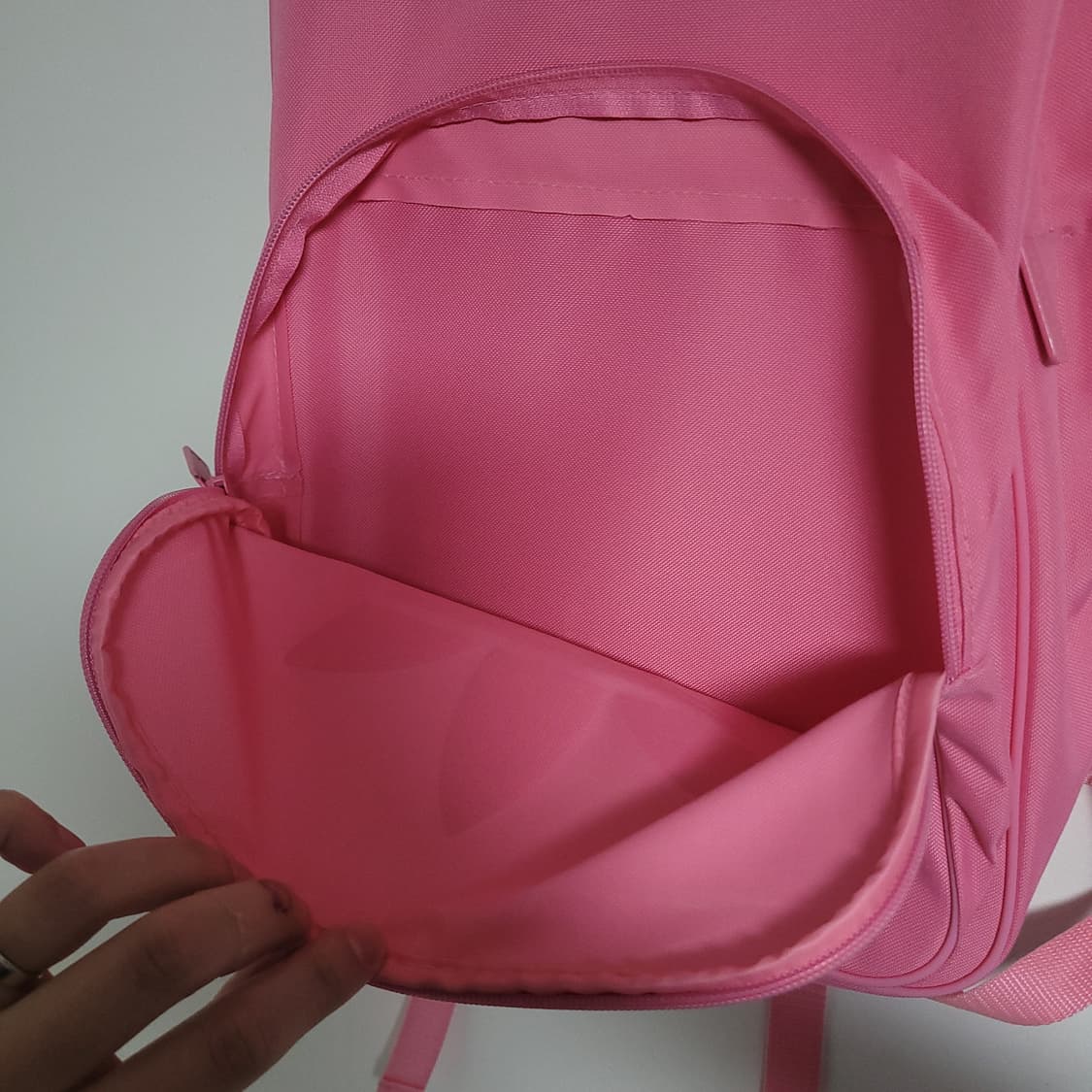 ADIDAS 아디다스 빅로고 핑크 백팩 가방 상품이미지2