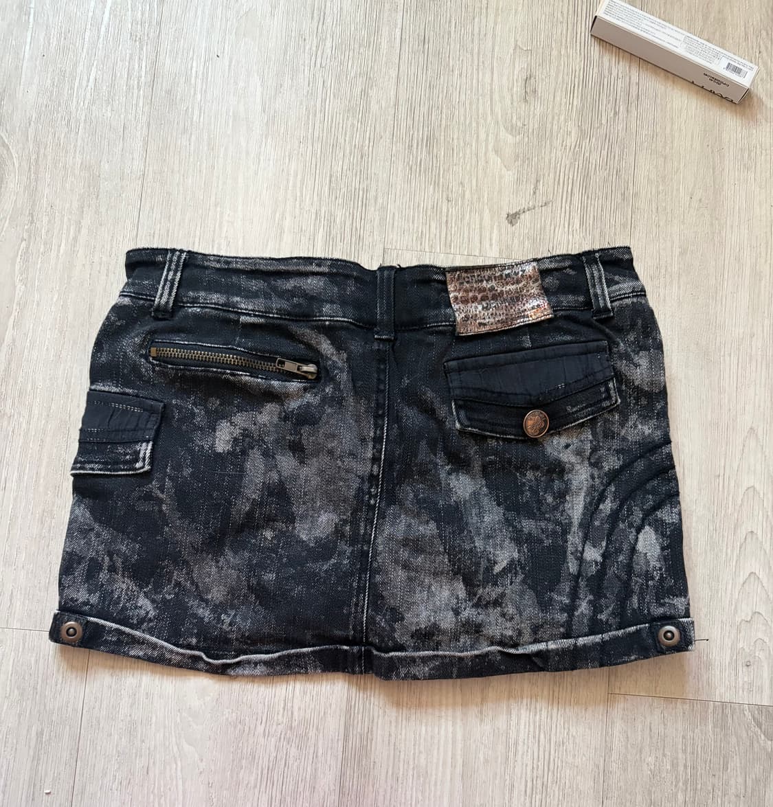 택포 돌청 미니스커트 숏츠 숏스 단추 갸루 펑크 아케호무 스커트 상품이미지2