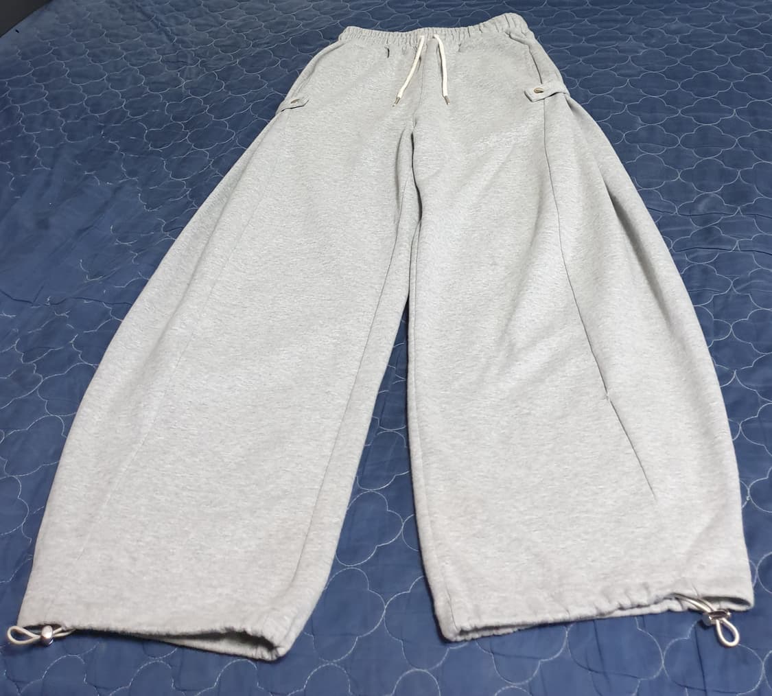 J.DON 와이드 스웨트팬츠 그레이 (30) 상품이미지1