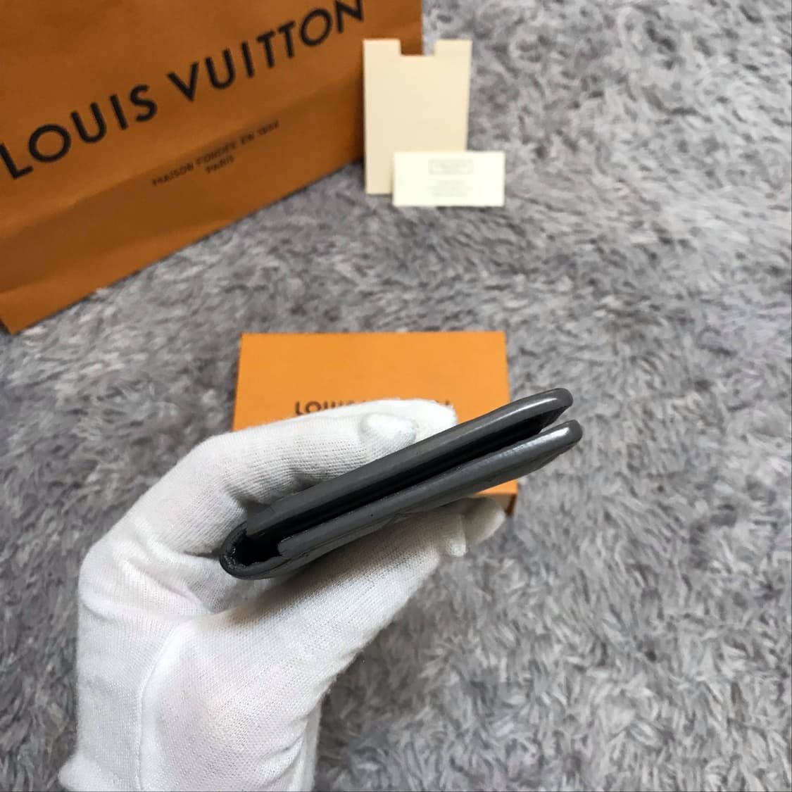 {closet}[풀구성]루이비통 쉐도우 오거나이저 그레이 카드지갑 상품이미지6