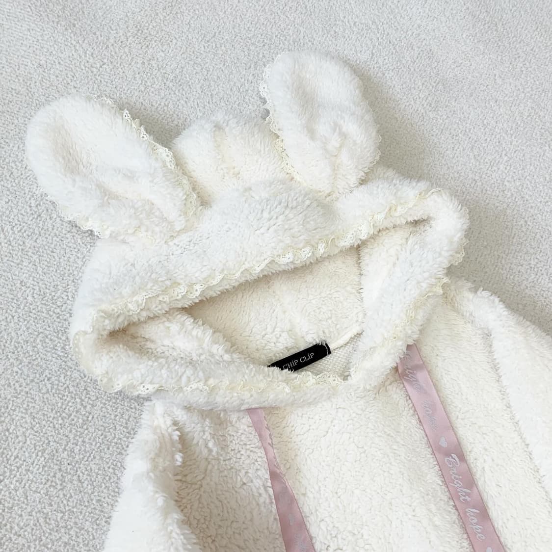 우사미미 폭닥 후드 원피스 상품이미지1