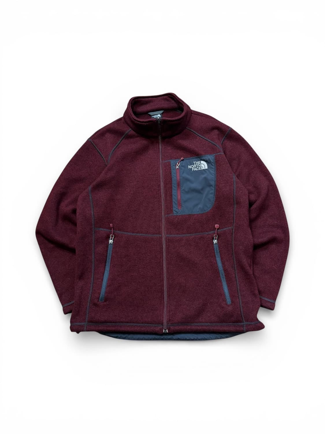 TNF 노스페이스 버건디 후리스 자켓 상품이미지1