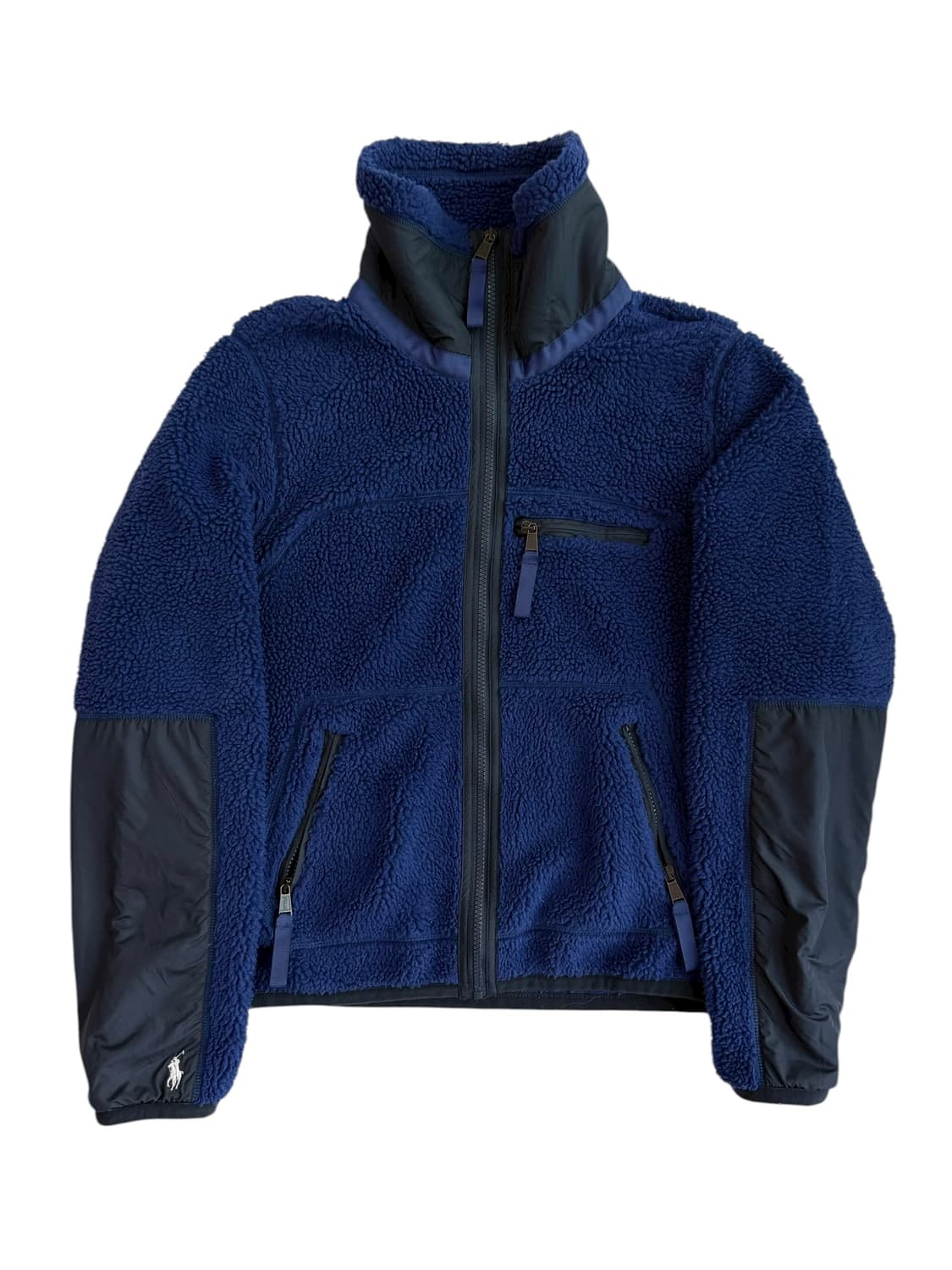 폴로 블루 후리스 집업 상품이미지5