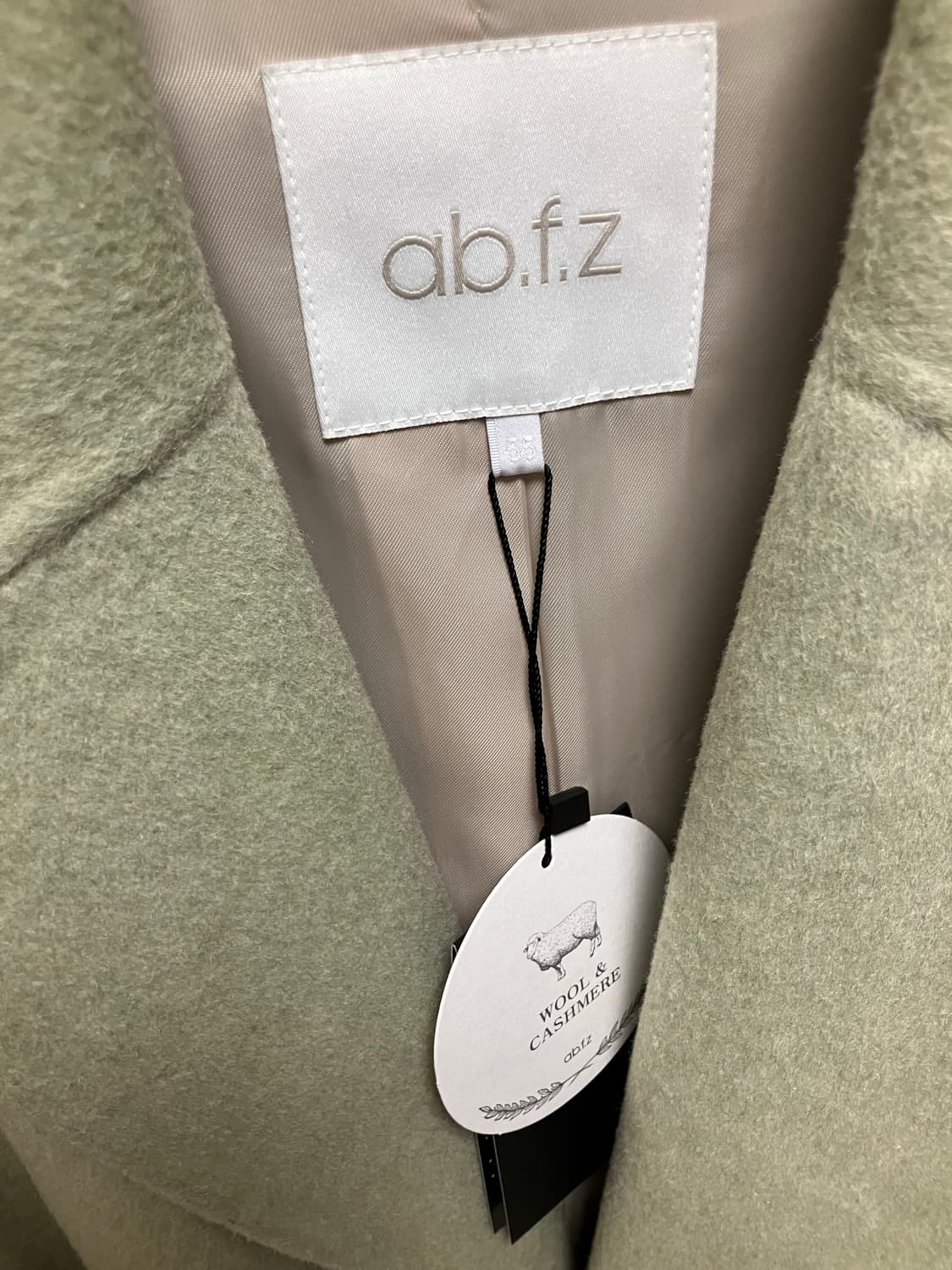 에이비에프지 ab.f.z 울 캐시미어 혼방 코트 상품이미지3