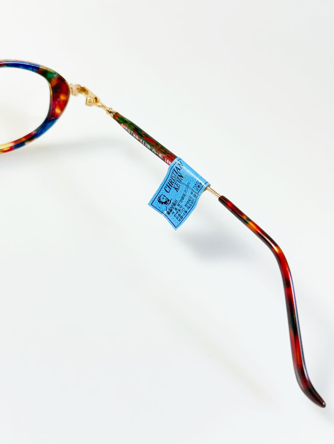 90s CHRISTIAN KEVIN 콤보 오벌 메탈 빈티지 안경 상품이미지6
