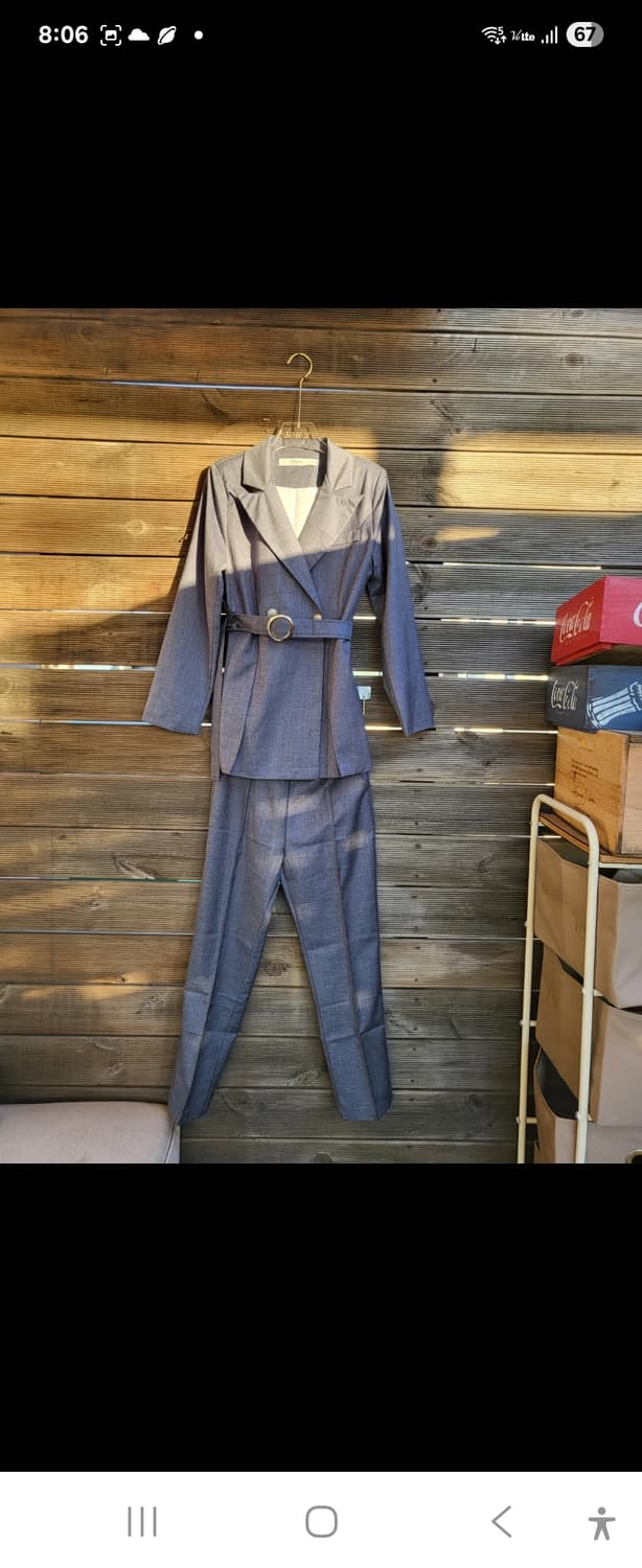 최저가도전! YIEMMI.WALTZ 셋업 새제품 55-66.77 상품이미지1