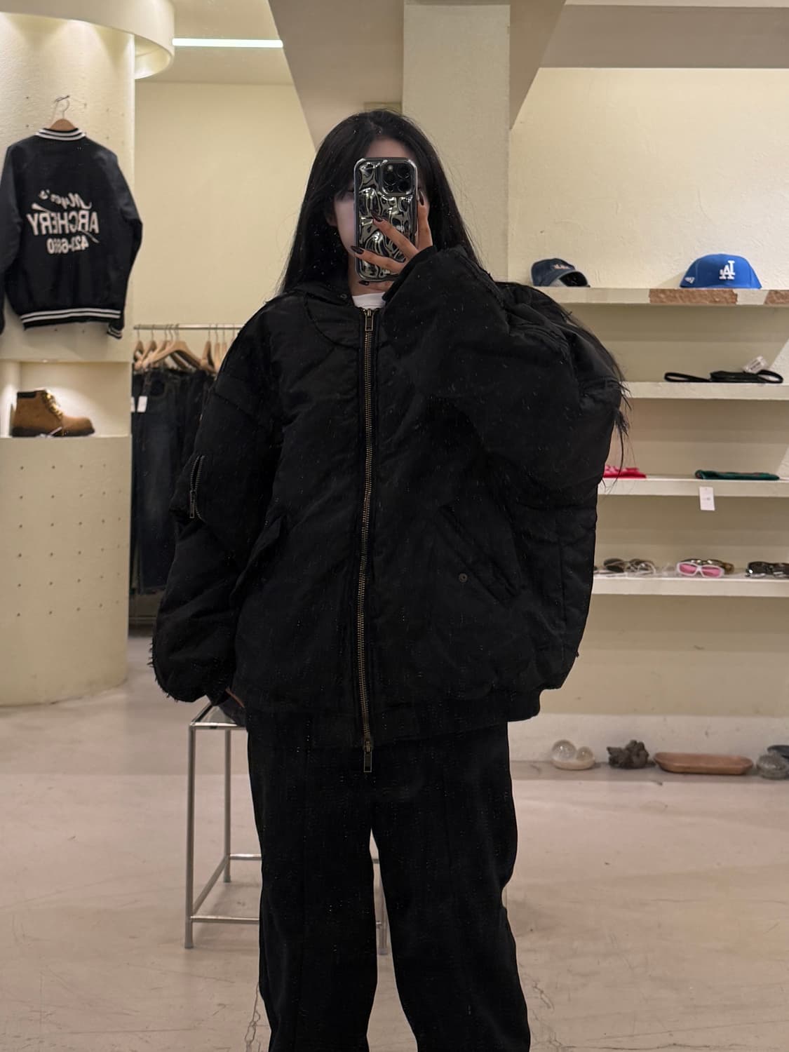 프로젝트 데미지 리워크 후드 봄버자켓 U1249 상품이미지1