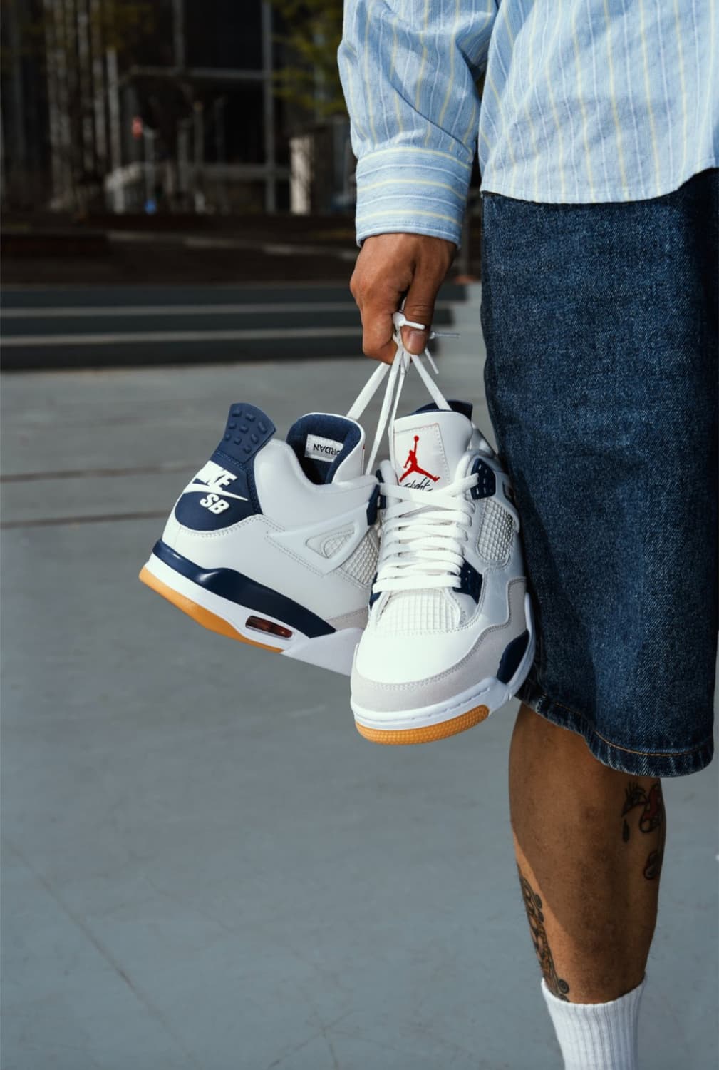 [미개봉] [270] 조던 4 x 나이키 SB 레트로 SP 네이비 상품이미지4