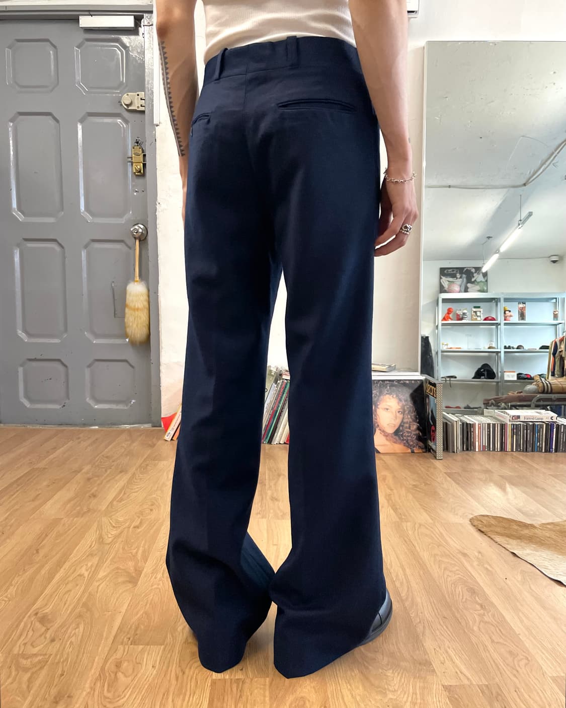 80s TALON Zip 울 플레어 팬츠 상품이미지3