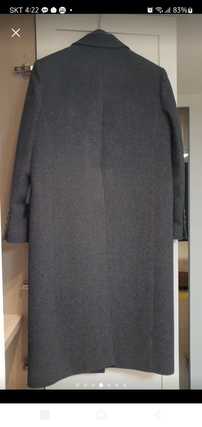 Maje  그레이 롱 코트 36사이즈 새상품급 상품이미지4