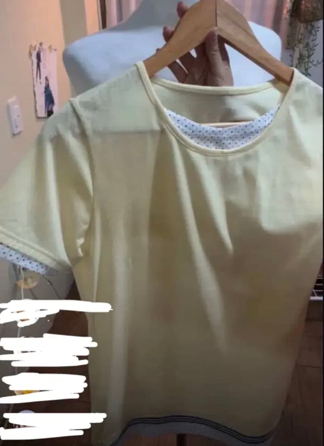 일본빈티지 모리걸 마루빈티지 레이어드티셔츠 판매합니다! 카메코이세이오 상품이미지1