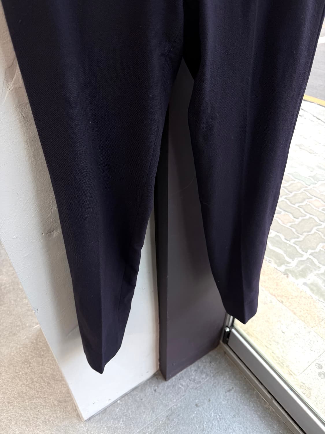 48/ 아워레가시 소프트 네이비 Canvas 울팬츠 상품이미지5