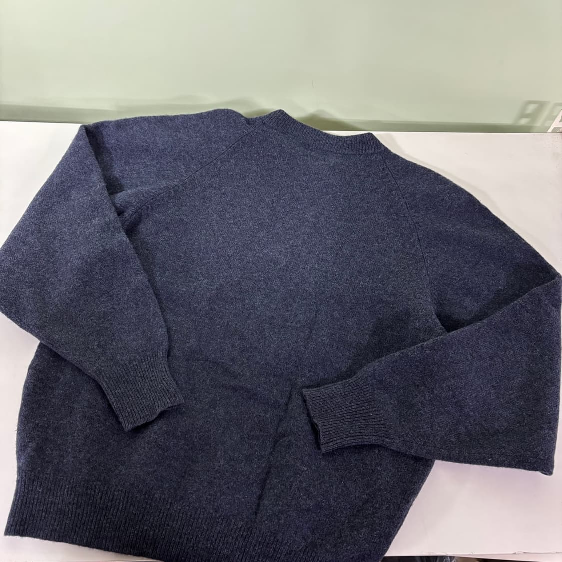 M 유니클로 네이비 램스울 니트 상품이미지2