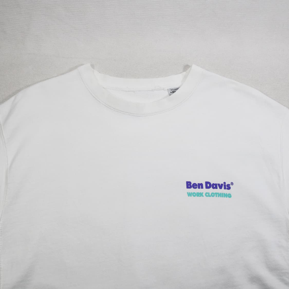 (착용컷) BEN DAVIS 프린팅 스웻 셔츠 (남성용 100) 상품이미지4