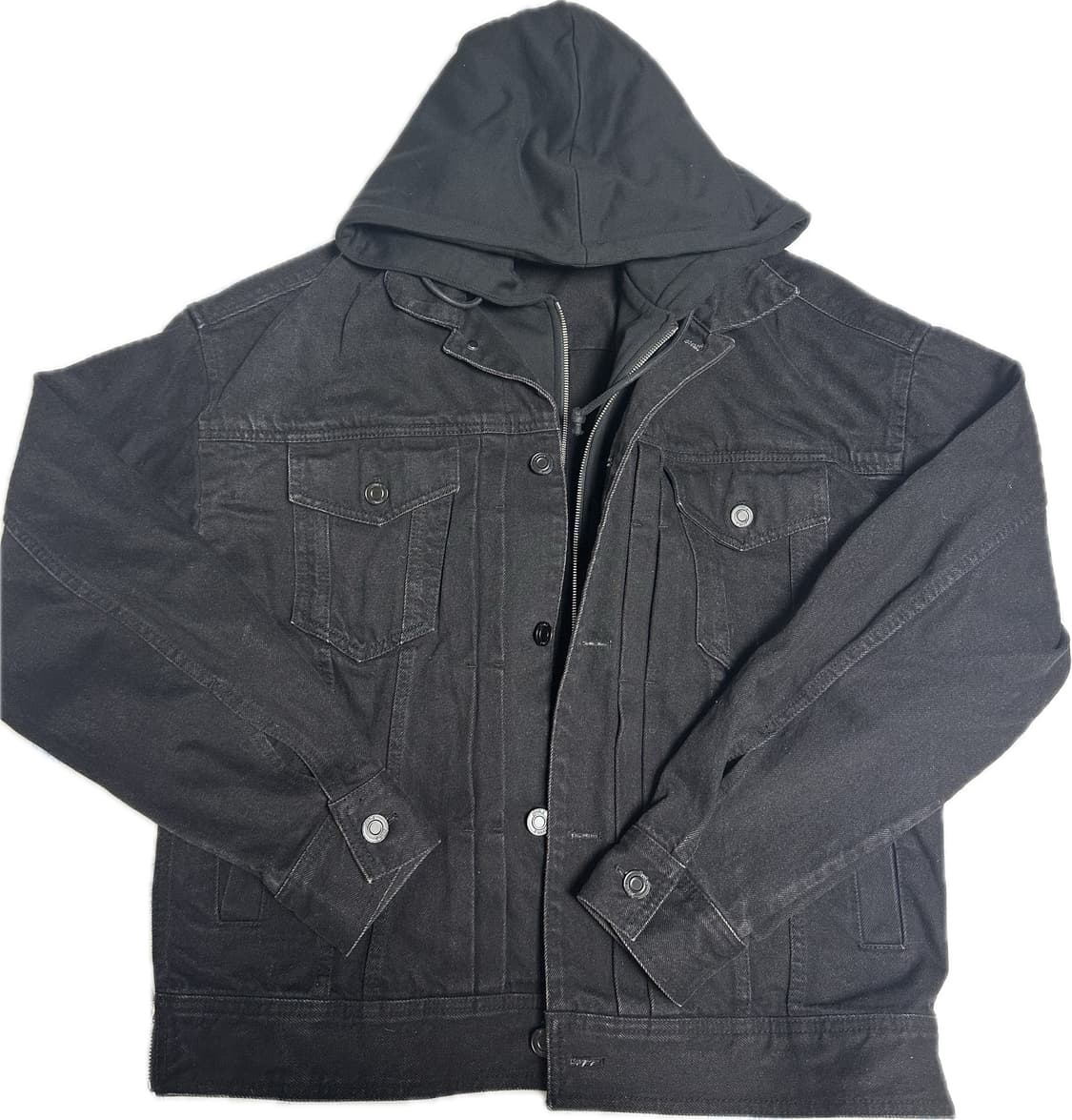 [준지] 데님 흑청 트러커 46사이즈 상품이미지1