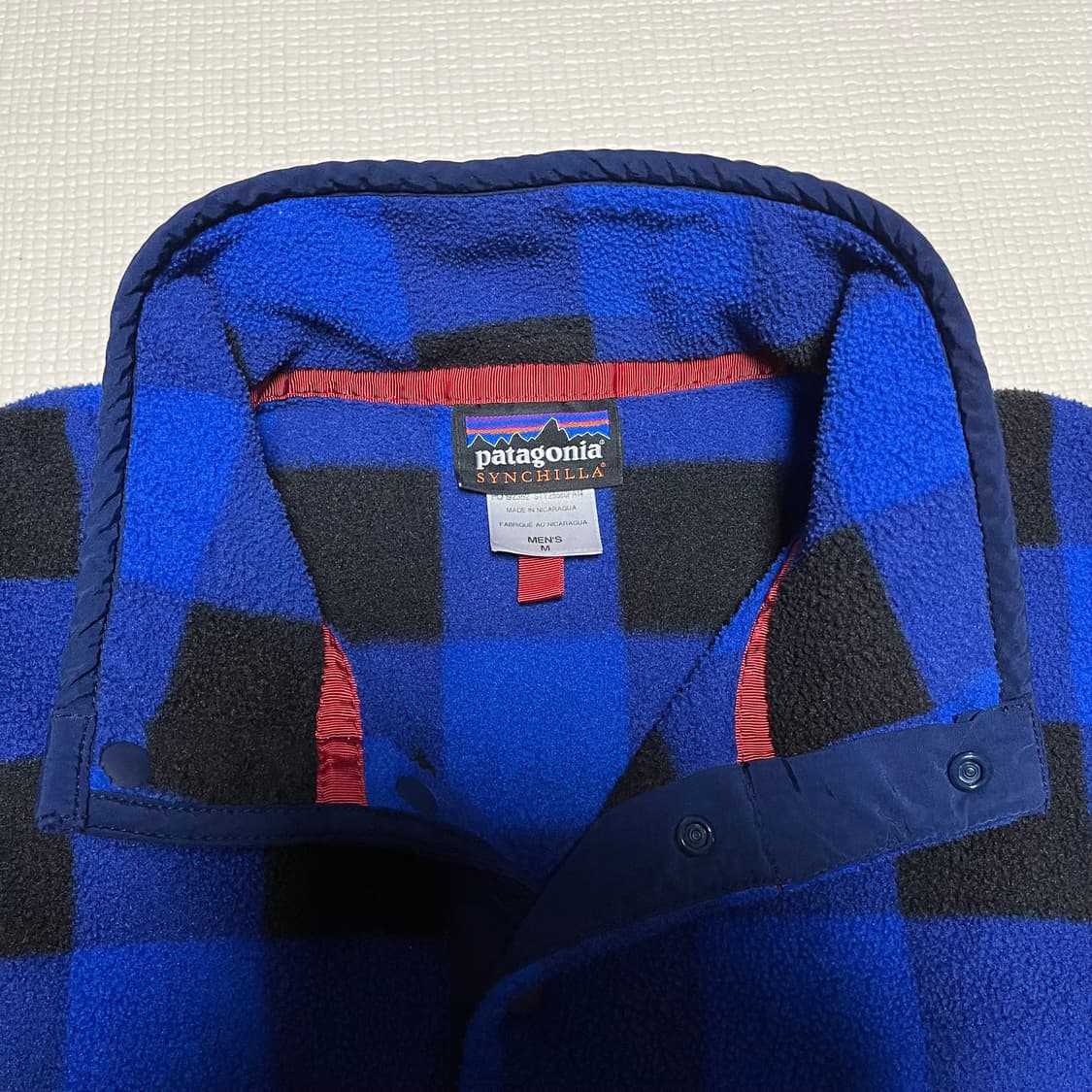파타고니아 신칠라 버팔로 체크 블루 상품이미지3