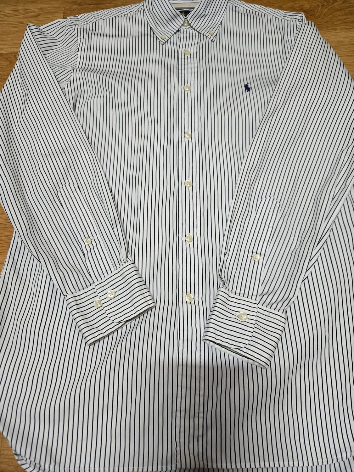 폴로 랄프로렌 네이비 스트라이프 셔츠 상품이미지3