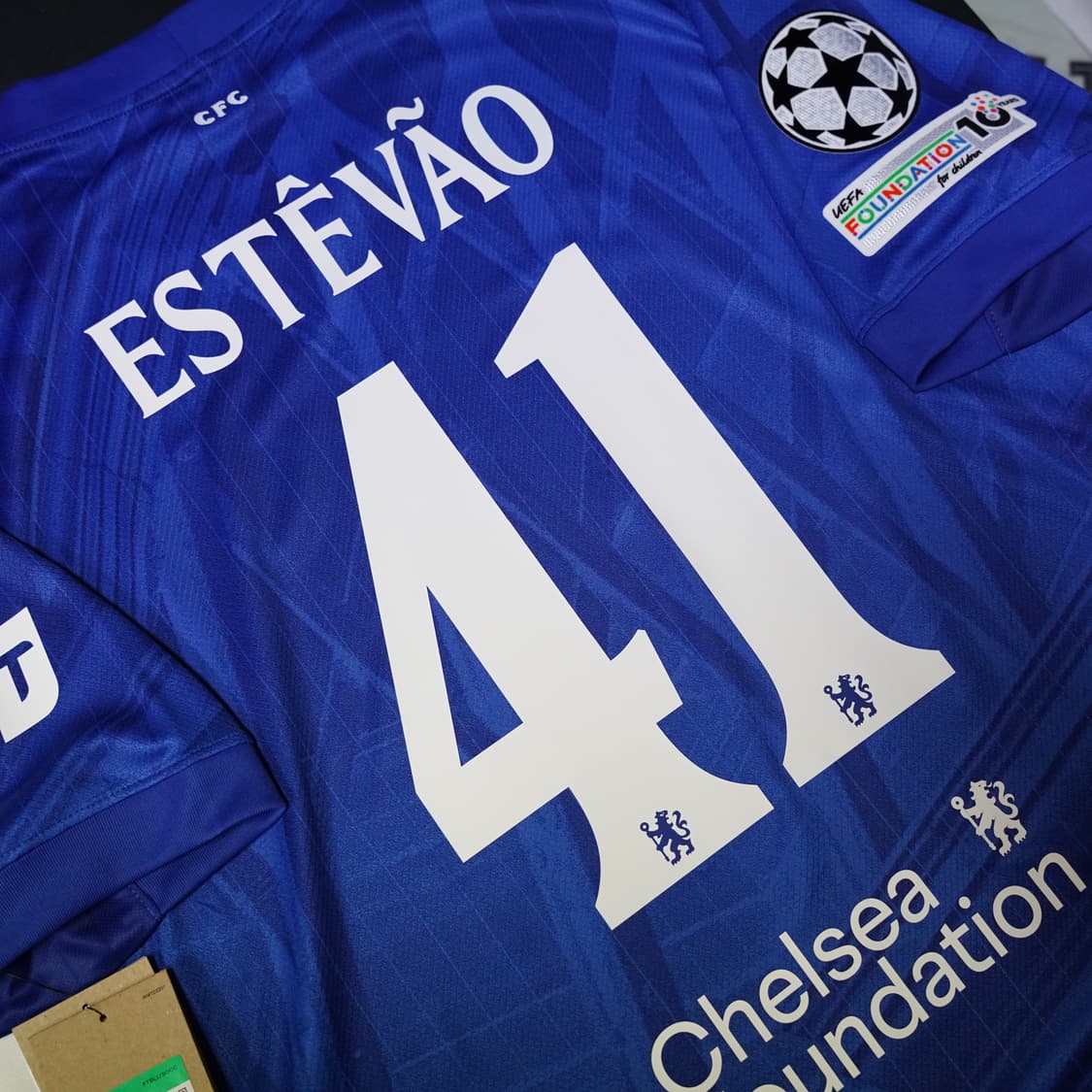 [해외 XL] 25/26 첼시 에스테방 홈 챔스 유니폼 상품이미지5