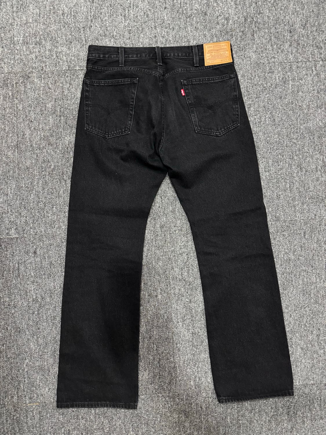 리바이스 517 프리미엄 블랙 워시드 데님 34 상품이미지6