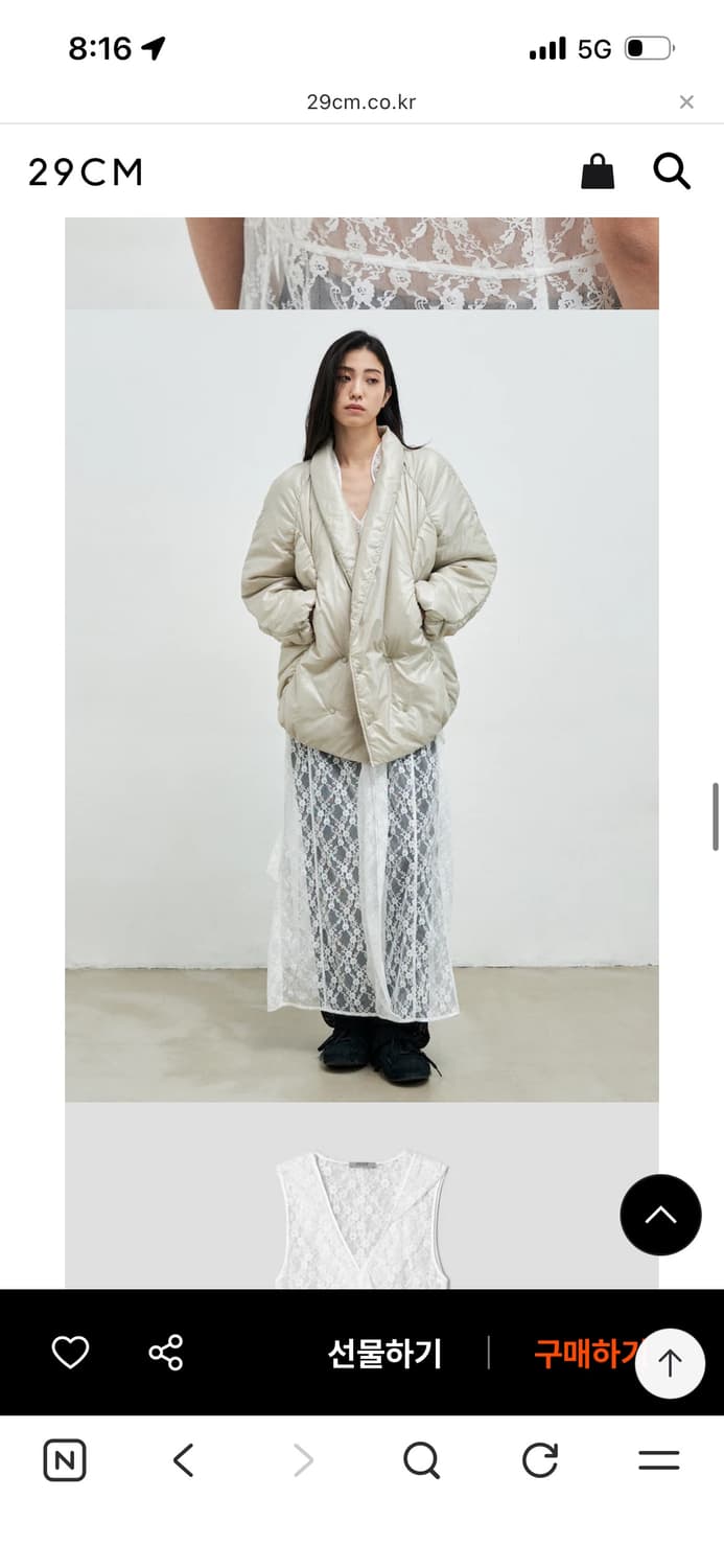 앙개 레이스 원피스 s 상품이미지5