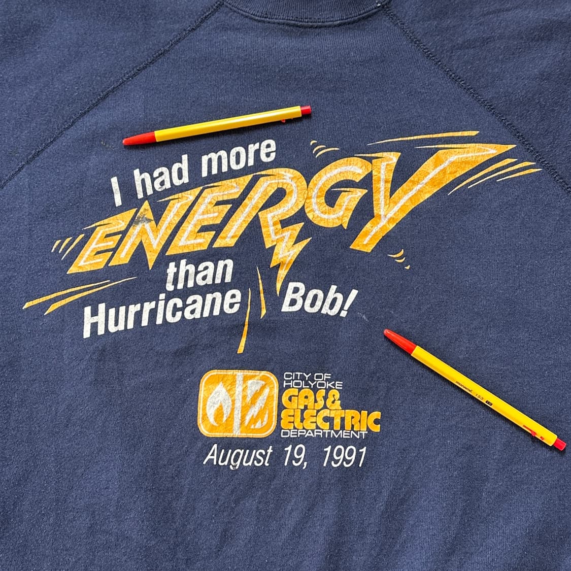 90s USA 툴텍스 에너지 빈티지 스웻셔츠 3XL 상품이미지3