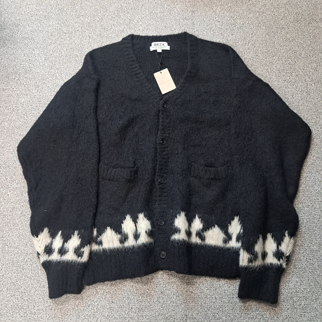 MISU A BARBE x BRICK  ALPACA CARDIGAN 상품이미지2