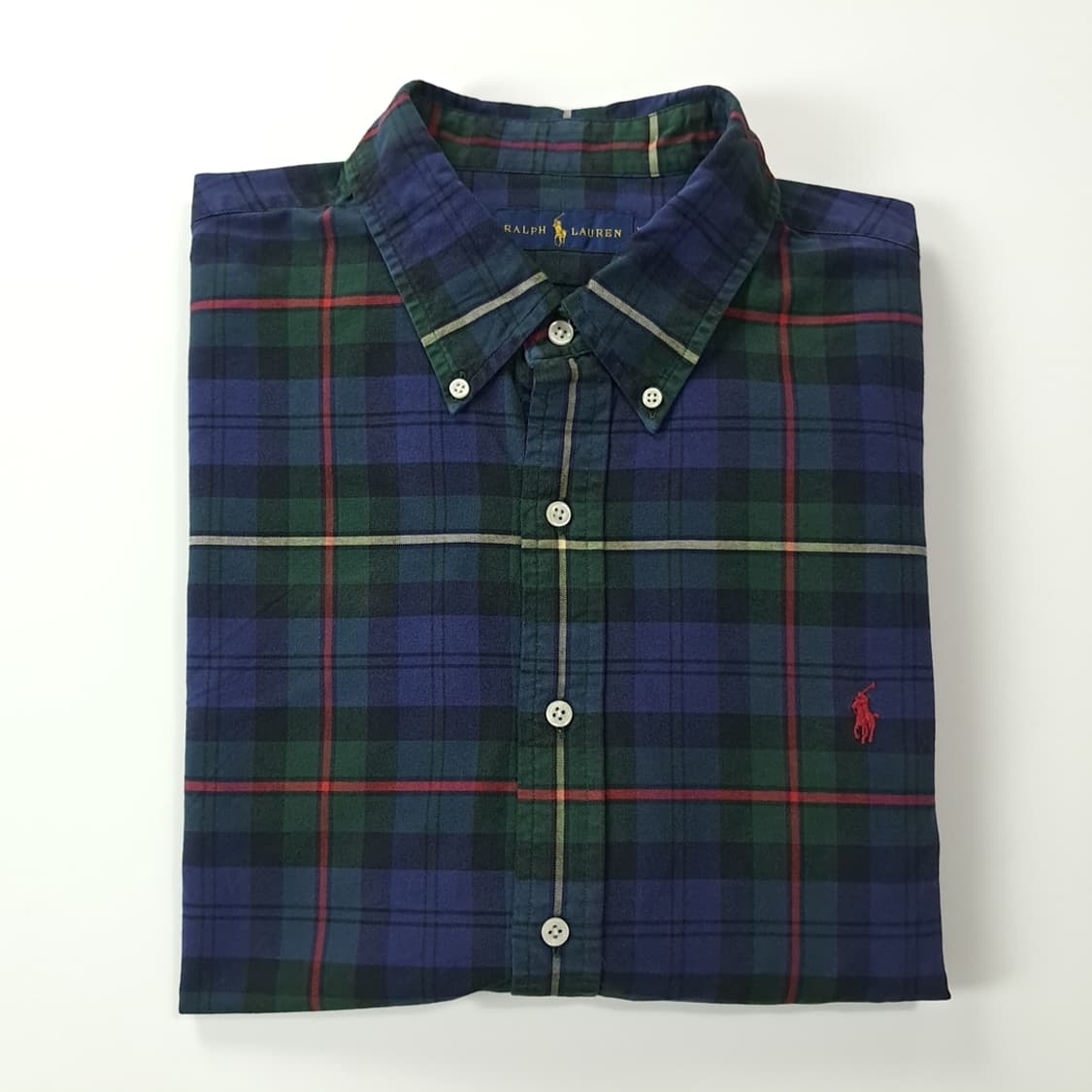 CK574 2XL 폴로 90s 클래식 타탄체크 셔츠 남방 상품이미지7