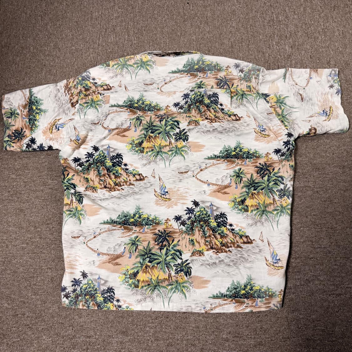 정품S)90s 스투시stussy 포켓 하와이안 반팔셔츠 팔아요 상품이미지2