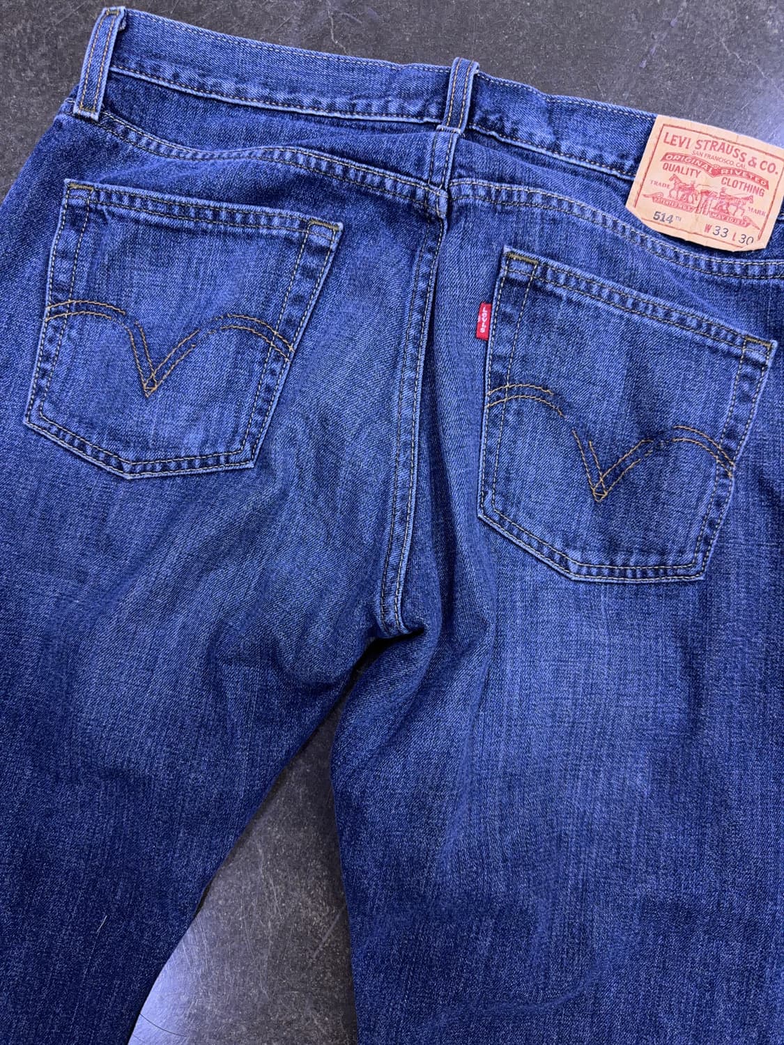 리바이스 514 슬림 스트레이트핏 00's 빈티지 워싱 데님팬츠 33 상품이미지6