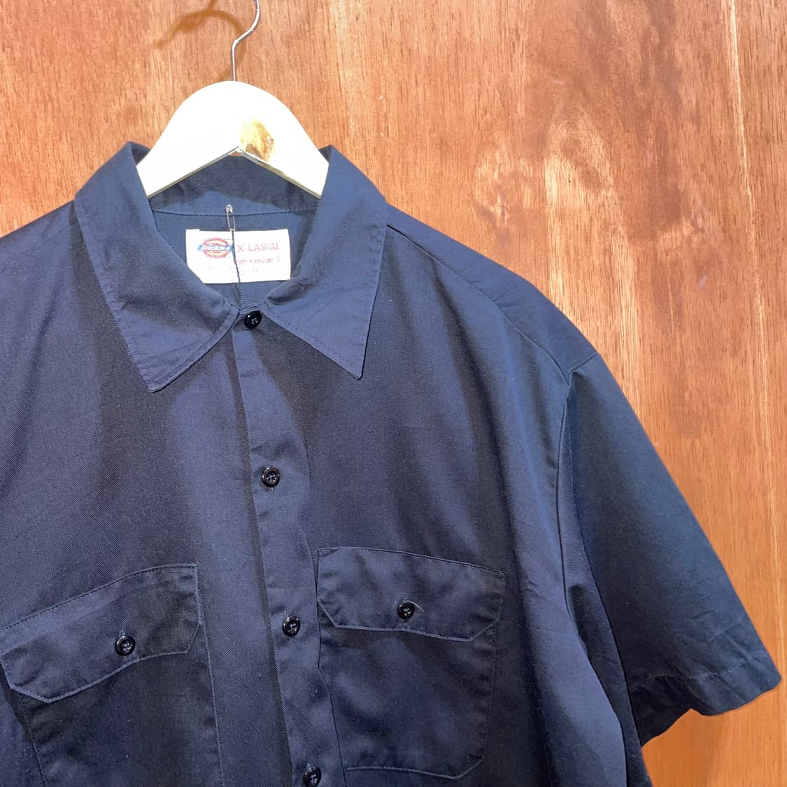 (XL) Dickies 디키즈 반팔 워크 셔츠 블랙 상품이미지2