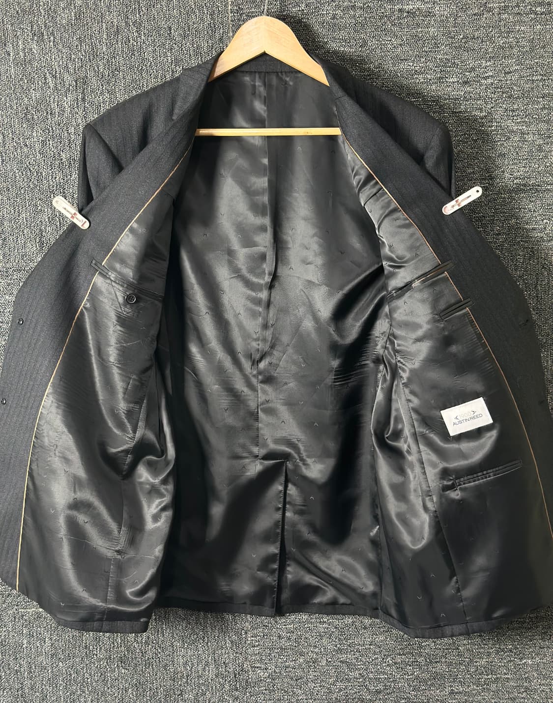 Austin Reed 남성 스트라이프 정장 자켓 사이즈 104 (L~XL 상품이미지6