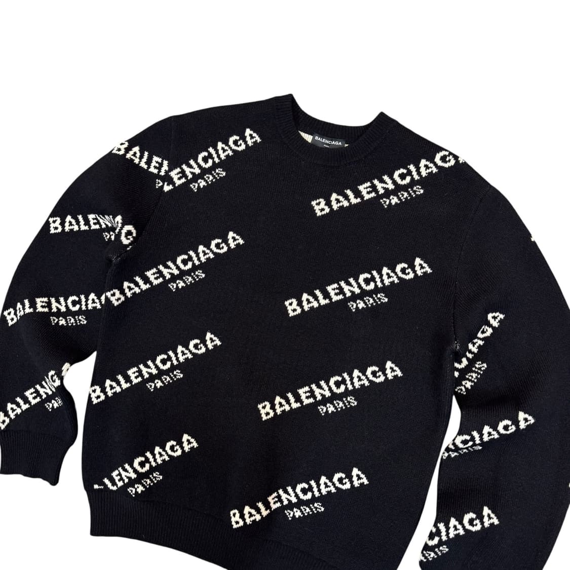 발렌시아가 멀티로고 니트 made in ITALY (S) 상품이미지2