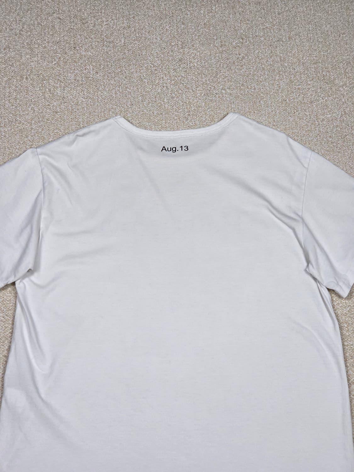 [마뗑킴] Aug.13 시그니처 로고 프린팅 반팔 티셔츠 | S00054 상품이미지5