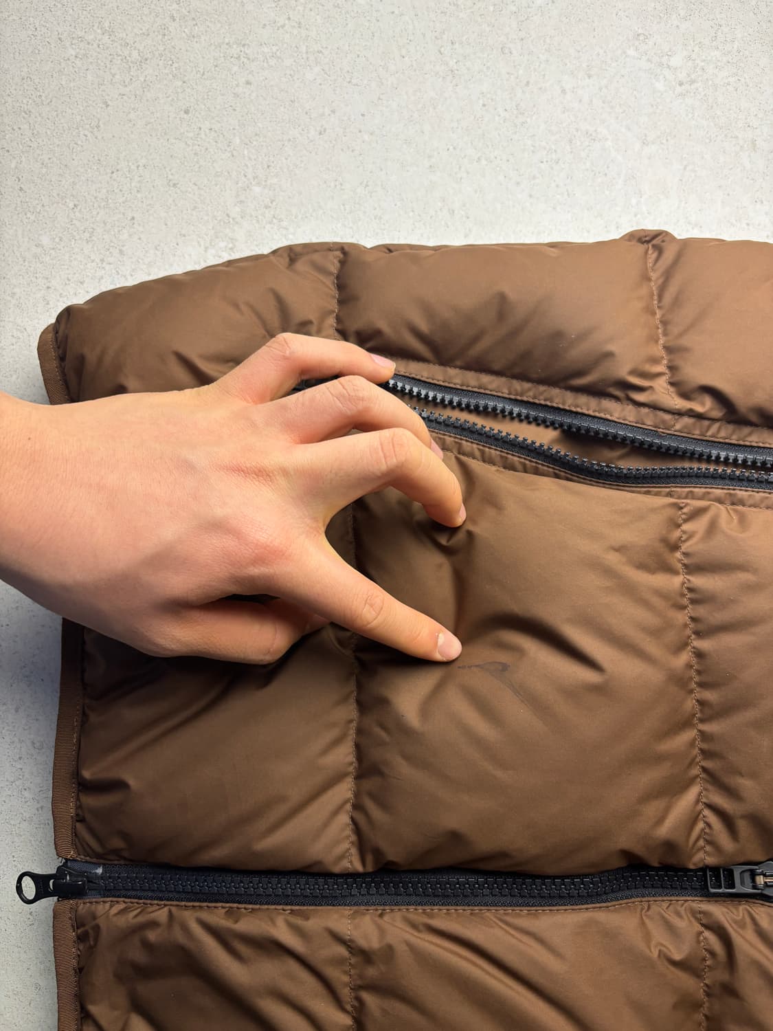 나이키 브라운 패딩조끼 상품이미지5