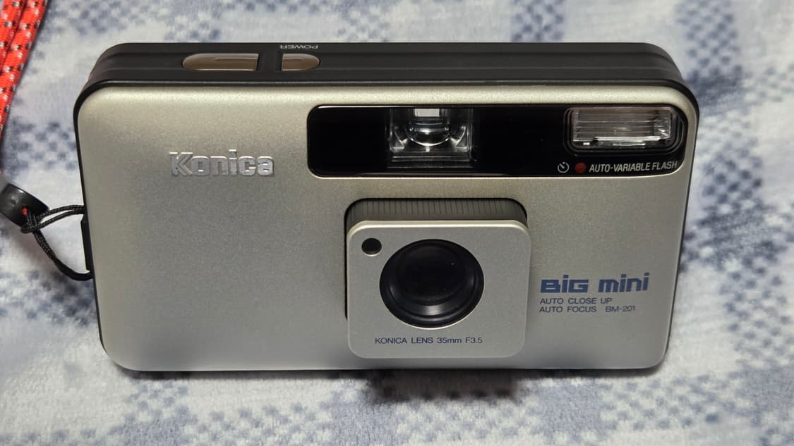 Konica BigMini BM-201 그레이컬러(BTS 뷔 필카) 상품이미지2