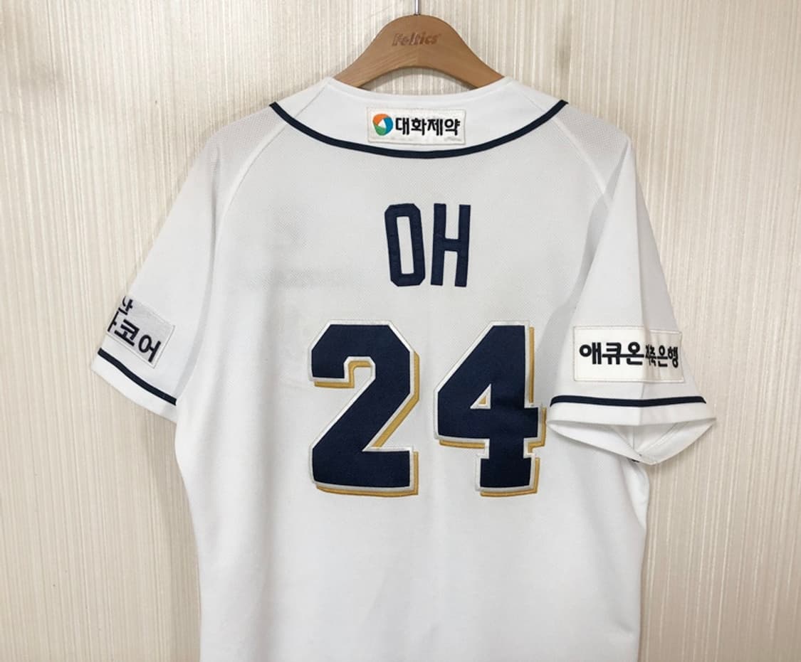 KBO 필라 두산베어스 어센틱 스페셜 홈유니폼/져지 105 #24 오재원 상품이미지8