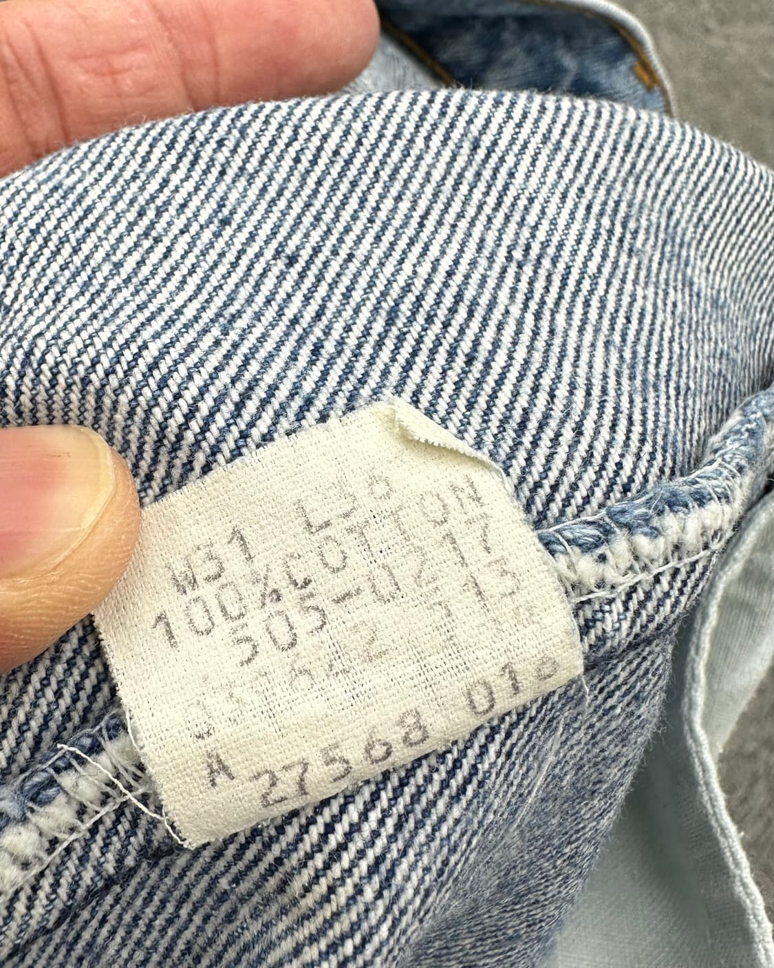 (허단38)80'S 리바이스 USA 505-M1120 상품이미지7