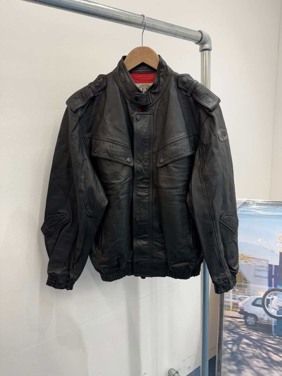 소가죽 레이싱 레더자켓 상품이미지2