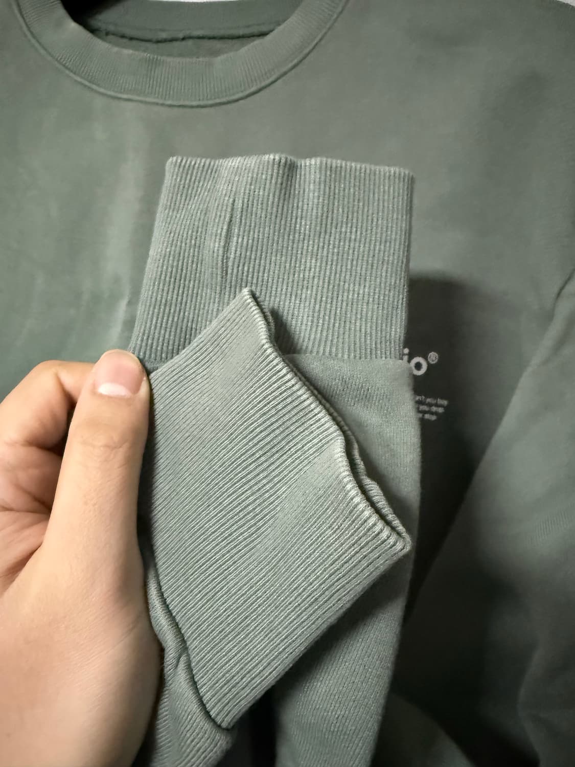 비바스튜디오 카키 맨투맨 xl 상품이미지3