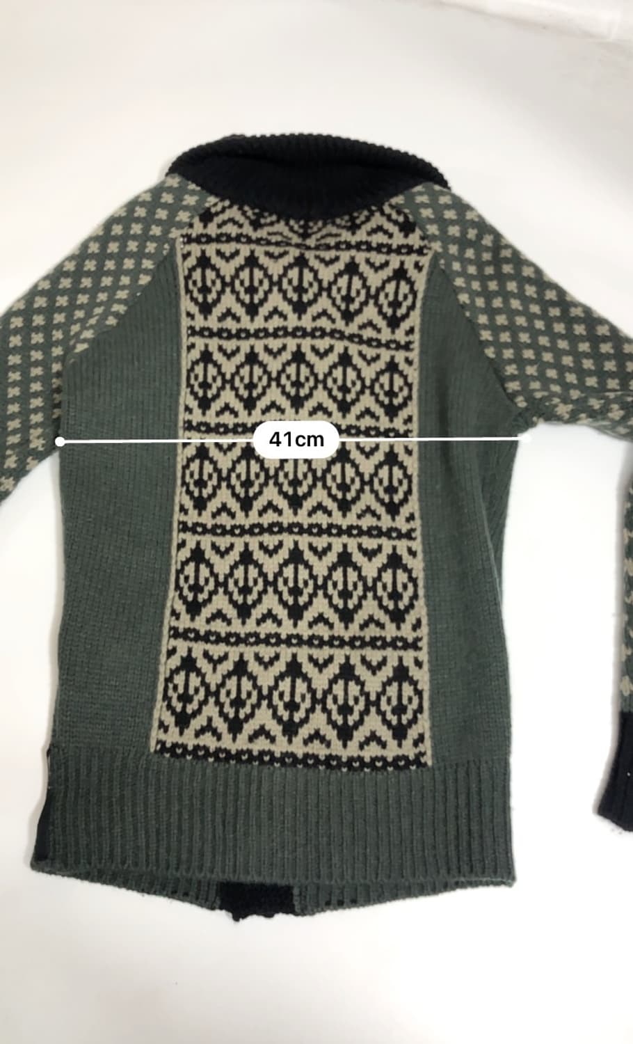 디젤 패턴 니트 가디건 S 상품이미지10