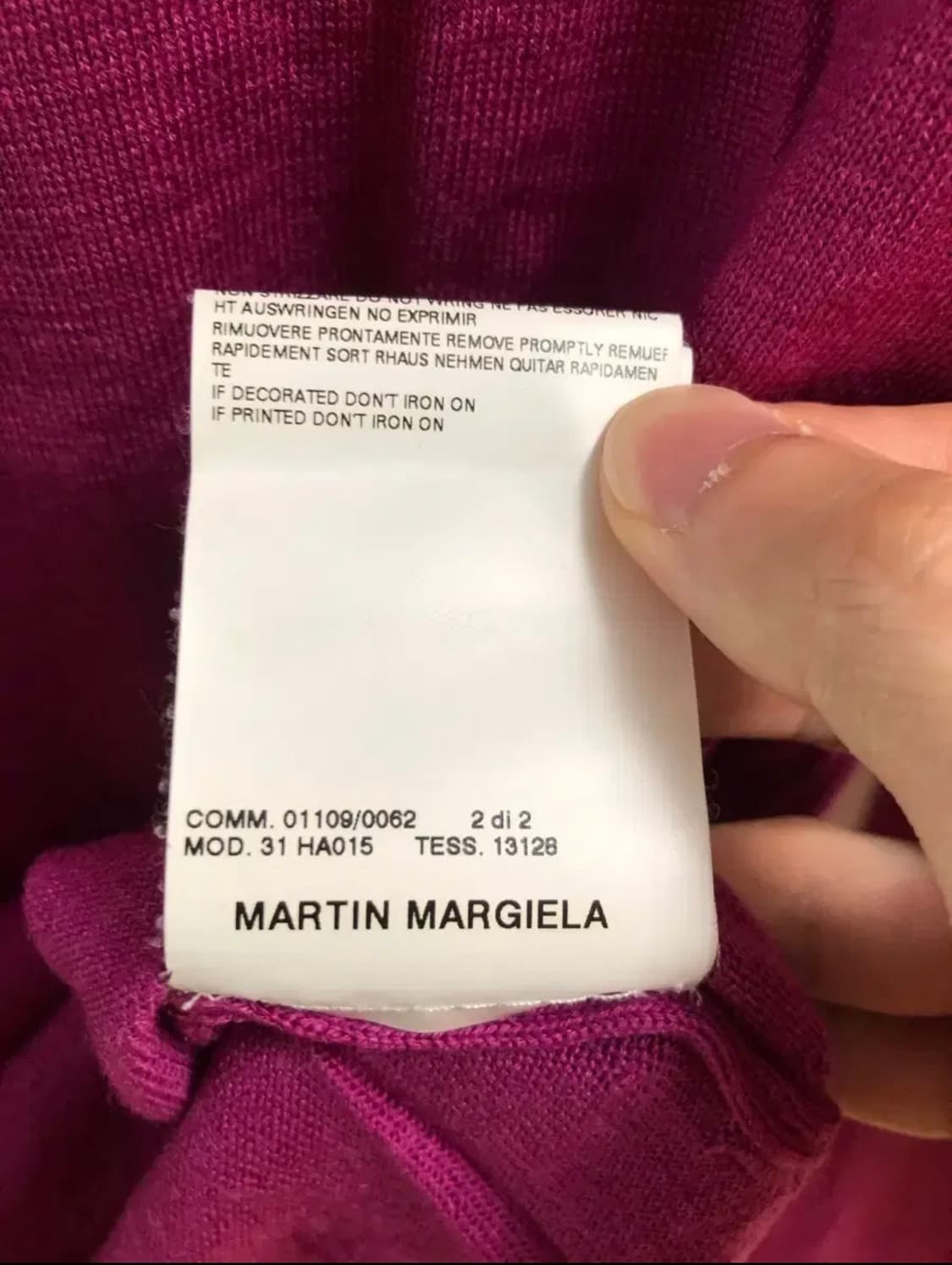 마틴 마르지엘라 화이트라벨 롱슬리브 상품이미지8