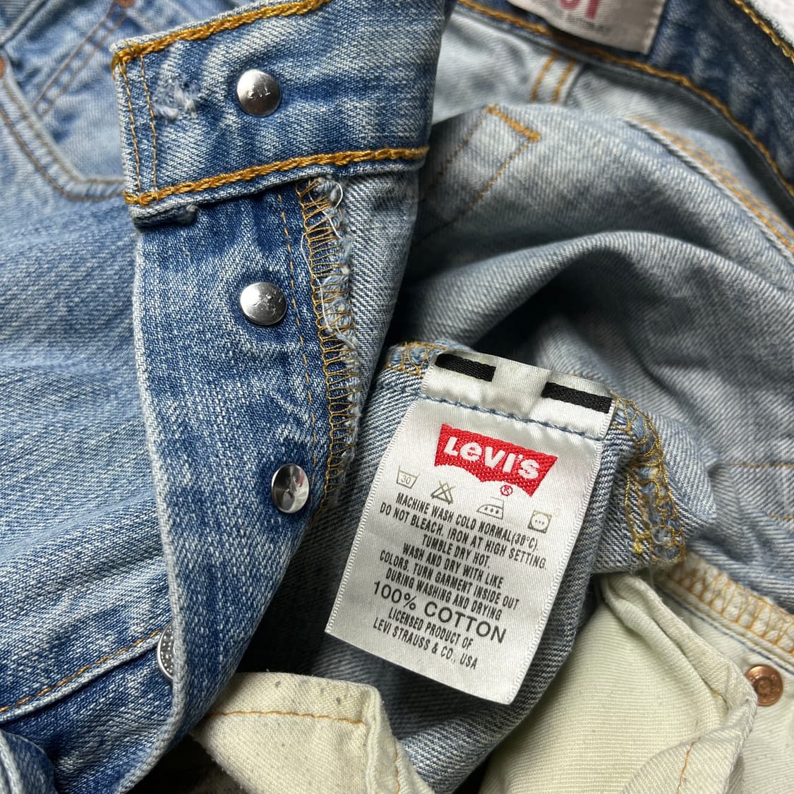 Levi's 501 Original Straight Jeans 상품이미지6