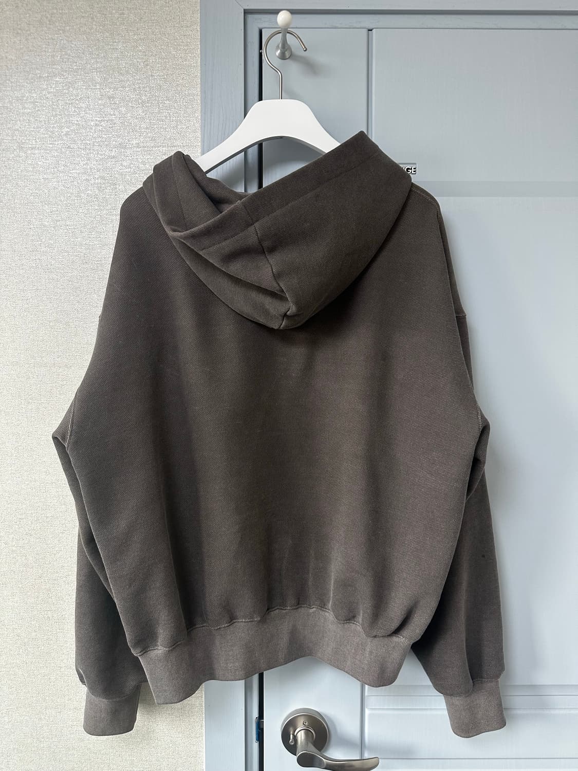 M)서피스에디션 더블 집 후디 다크브라운 상품이미지3