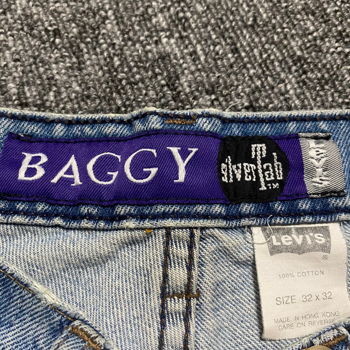 🌊90s Levis Silver Tab baggy denim pants 상품이미지7