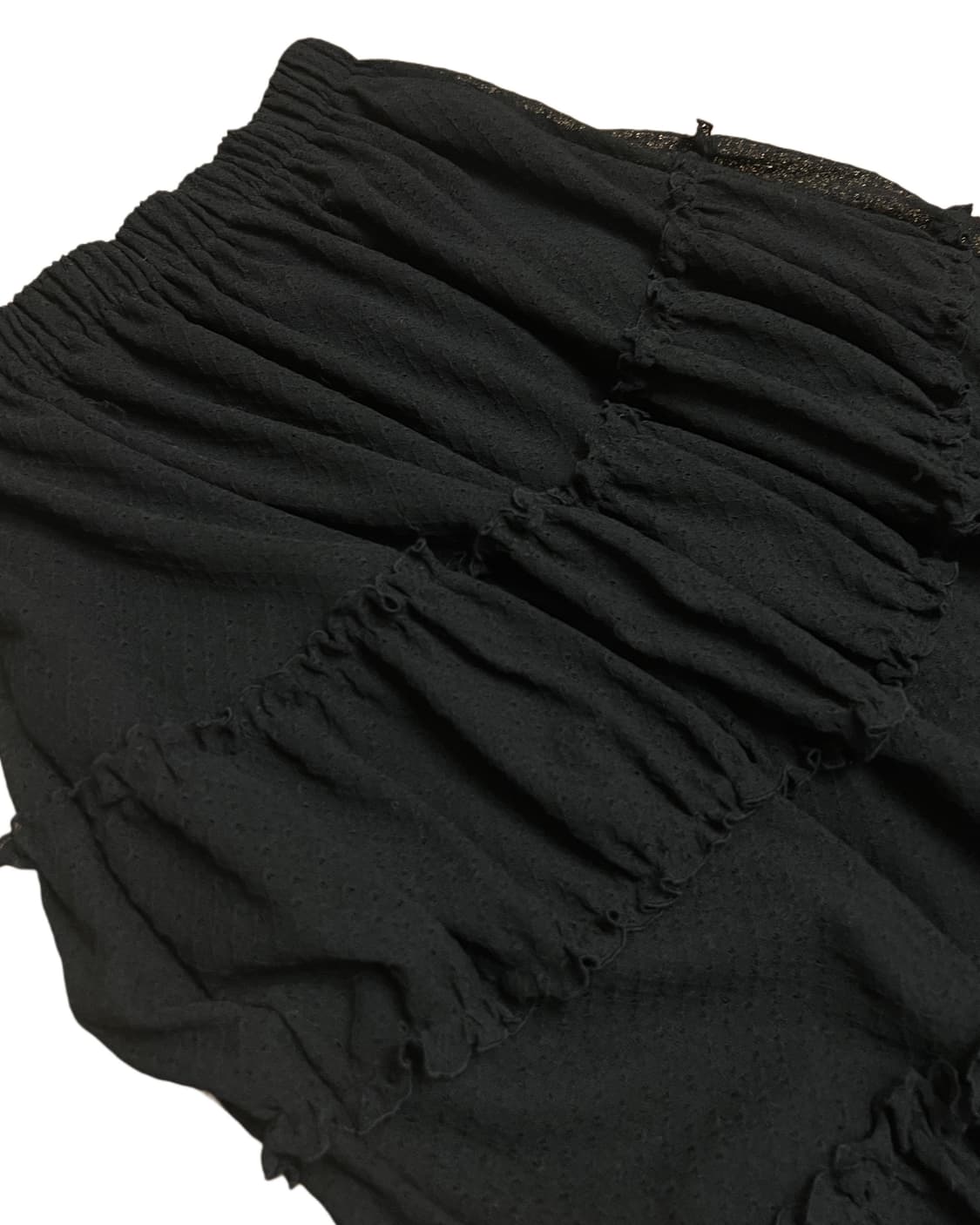 빈티지 블랙레이스 롱스커트 갸루 상품이미지8