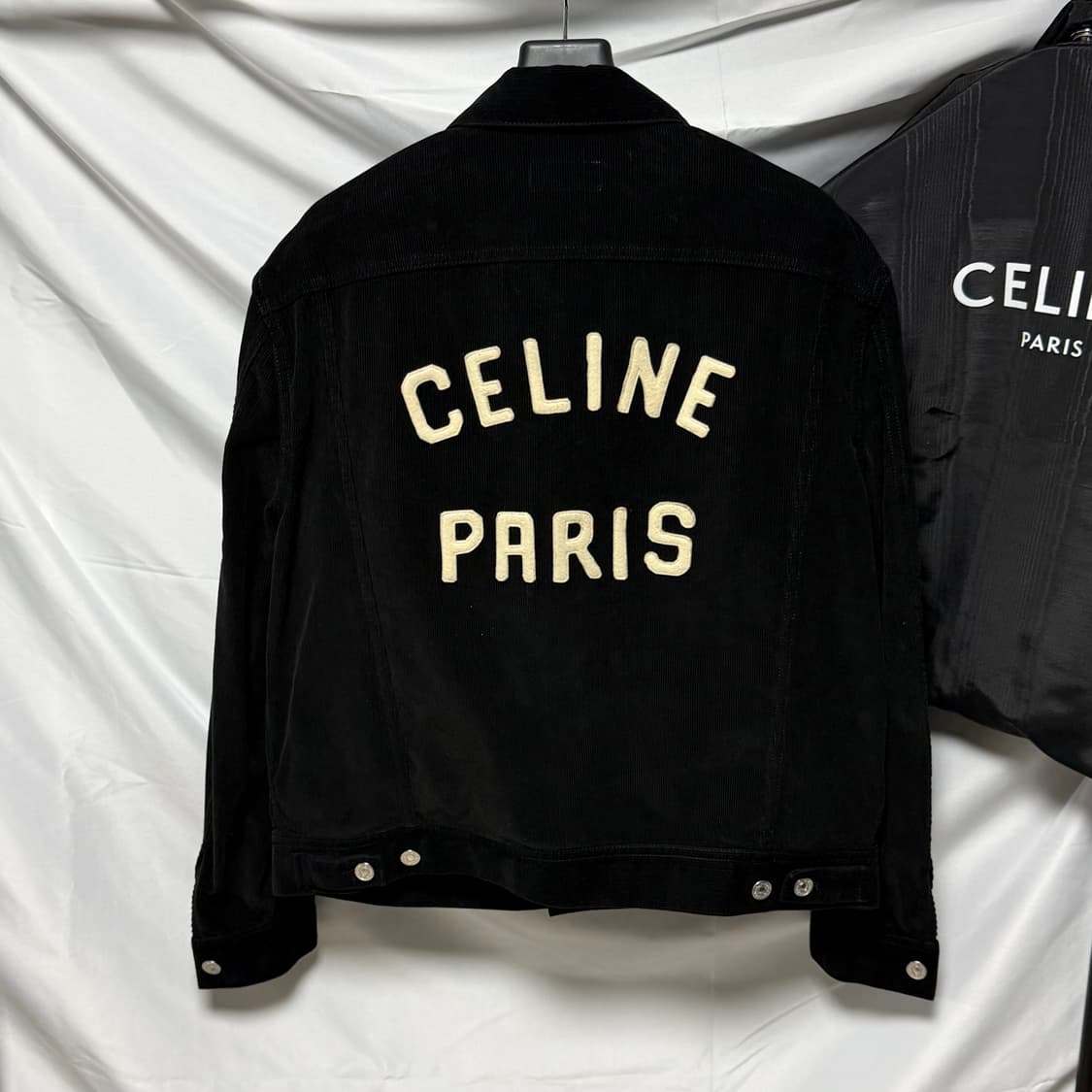 [S+급/XL] 셀린느 코듀로이 파리스 트러커 자켓 상품이미지1