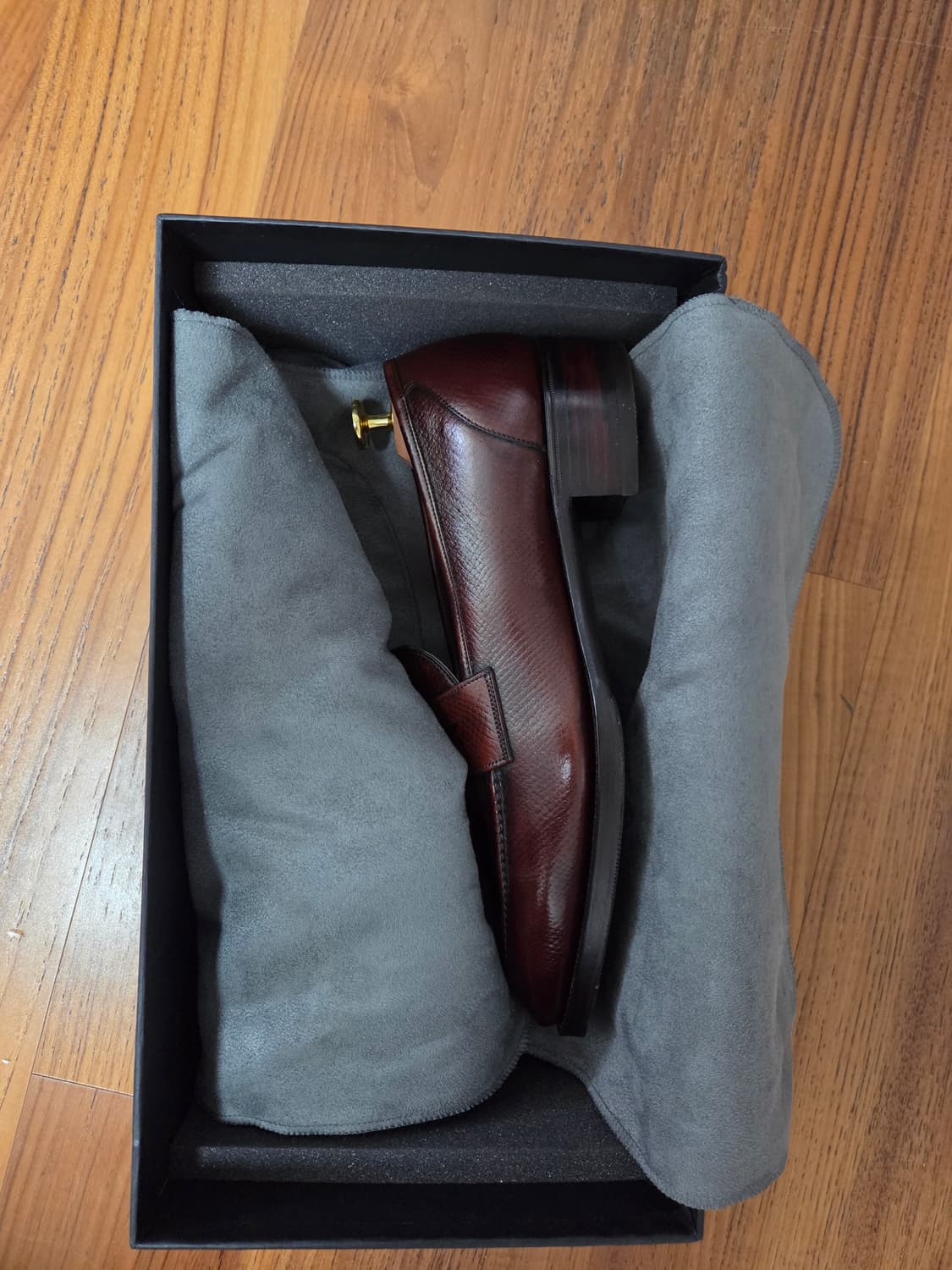 가지아노걸링 스퀘어데코 오크 그레인 로퍼 상품이미지6