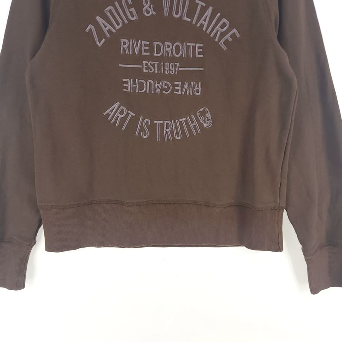 [여S]쟈딕앤볼테르 브라운 스웻 셔츠[Y5C-184] 상품이미지3